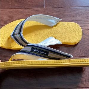 D&G sample sale purchased flip flops